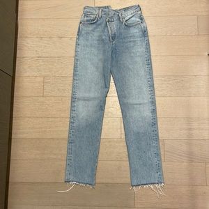 BRAND NEW Agolde cross cross straight leg jean